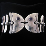 Antonio Pineda of Taxco Design Vintage Skeleton Fish Bracelet