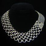 Veronica Ruffo Original Design Sterling Silver & Turquoise Necklace