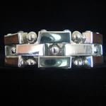 William Spratling Reproduction Sterling Silver Bracelet – Bricks Pattern