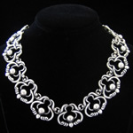 Margot de Taxco Design Fine .950 Silver Necklace Made by Maestro Melesio Rodriguez
