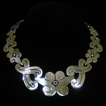 Hector Aguilar Reproduction Sterling Silver Fertility Necklace by Maestro Jose Luis Flores