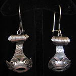 Catfish Sterling Silver Earrings