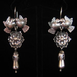 Traditional Mexican Sterling Silver Filigree Earrings