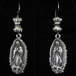 Virgin of Guadalupe Sterling Silver Earrings