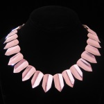 Antonio Pineda Inspired Vintage Sophisticated Modernist Sterling Silver Collar Necklace from Taxco, Mexico
